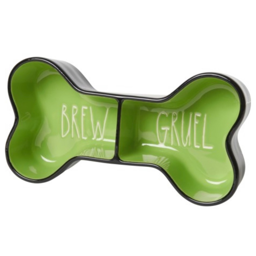 RAE DUNN 🐾 NEW! “Brew Gruel” Pet Bowl